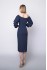 Cocktail dress with sleeves Jolie DM-1064