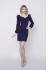 Cocktail dress with sleeves Dana DM-1062