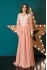 Вечернее платье в пол с длинным рукавом Madeline DM-1041