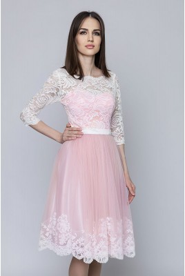 Коктейльное платье с рукавами DM-823