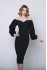 Коктейльное платье миди с рукавами Jolie DM-1064