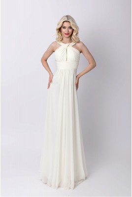 Свадебное длинное шифоновое платье MS-511