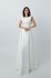 Long wedding dress with ruffles Gwen MS-1153