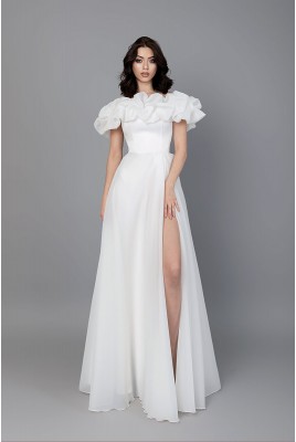 Wedding dress Rose MS-1166 with ruffles