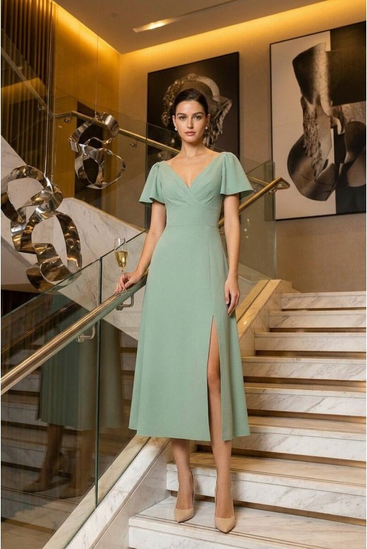 Коктейльное платье миди Clarissa DM-1225