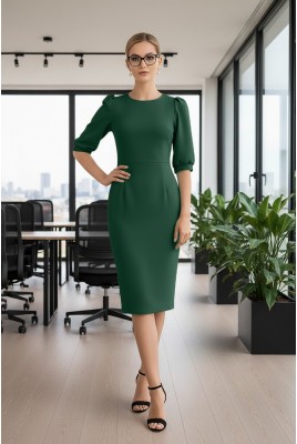 Коктейльное платье миди с рукавами Daphne DM-1229