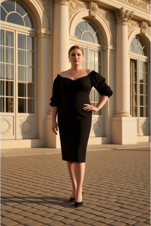 Коктейльное платье миди Nadine DM-1230