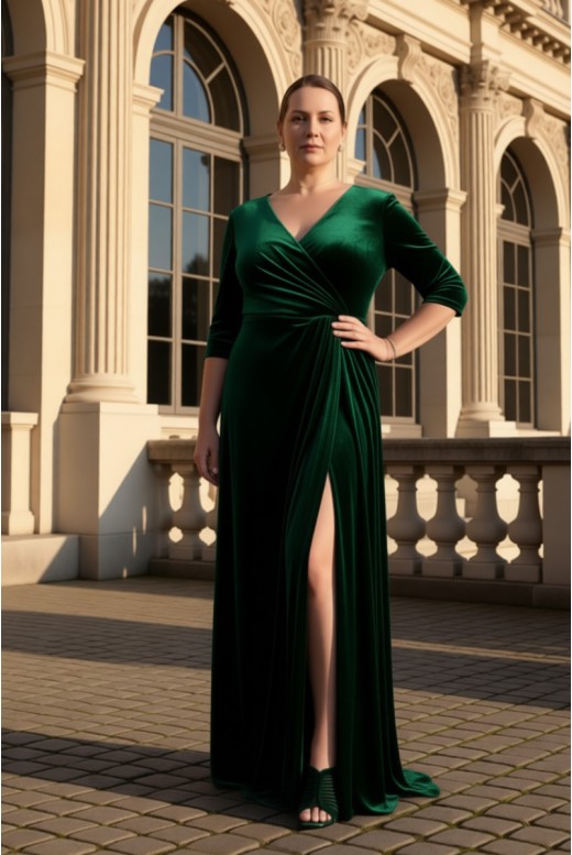 Вечернее бархатное платье Amara DM-1232