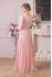 Evening dress with sleeves Milena CM-913