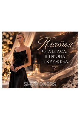 Платья из атласа, шифона, кружева - плюсы и минусы тканей