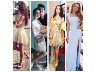 Какие выпускные платья выбирают дочери российских знаменитостей