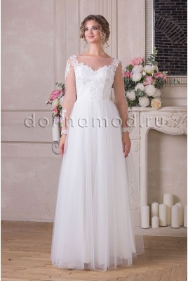 Свадебное платье с рукавами Rosalie MS-936