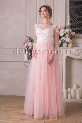 Вечернее платье с рукавами Rosalie DM-936