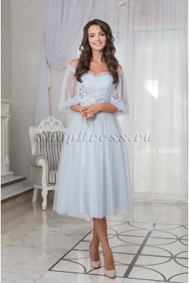 Пышное выпускное платье-миди Bianka DM-981