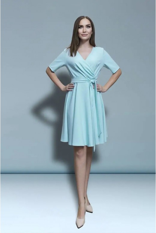 Короткое повседневное платье Amber DM-1004