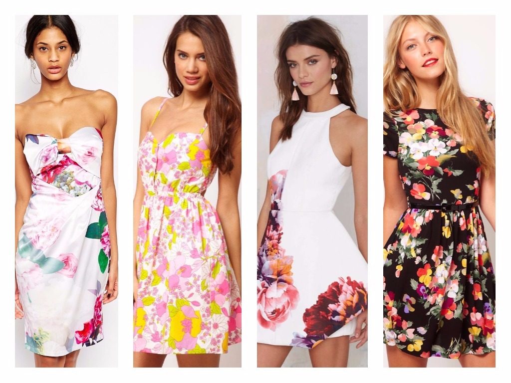 Летние платья с цветами и принтами
